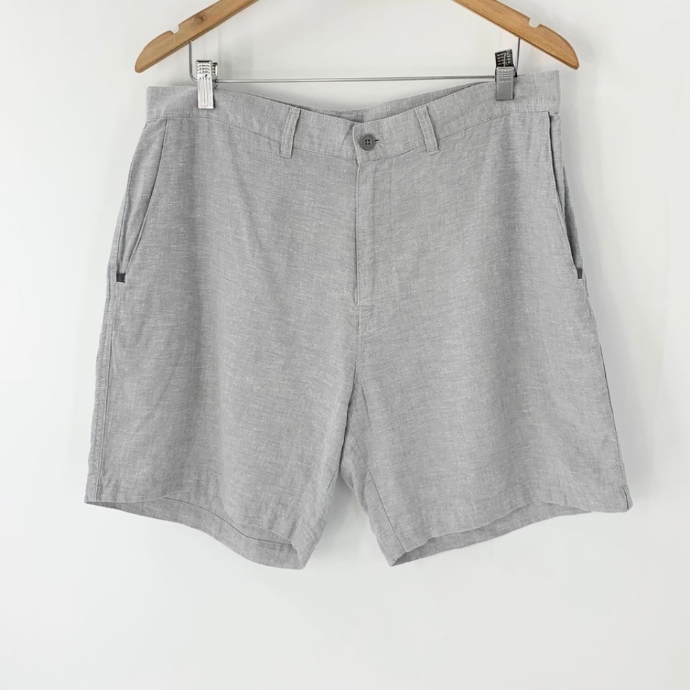 Patagonia Men Shorts 7 Inseam Lightweight Hemp Organic Cotton Grey Sz 36